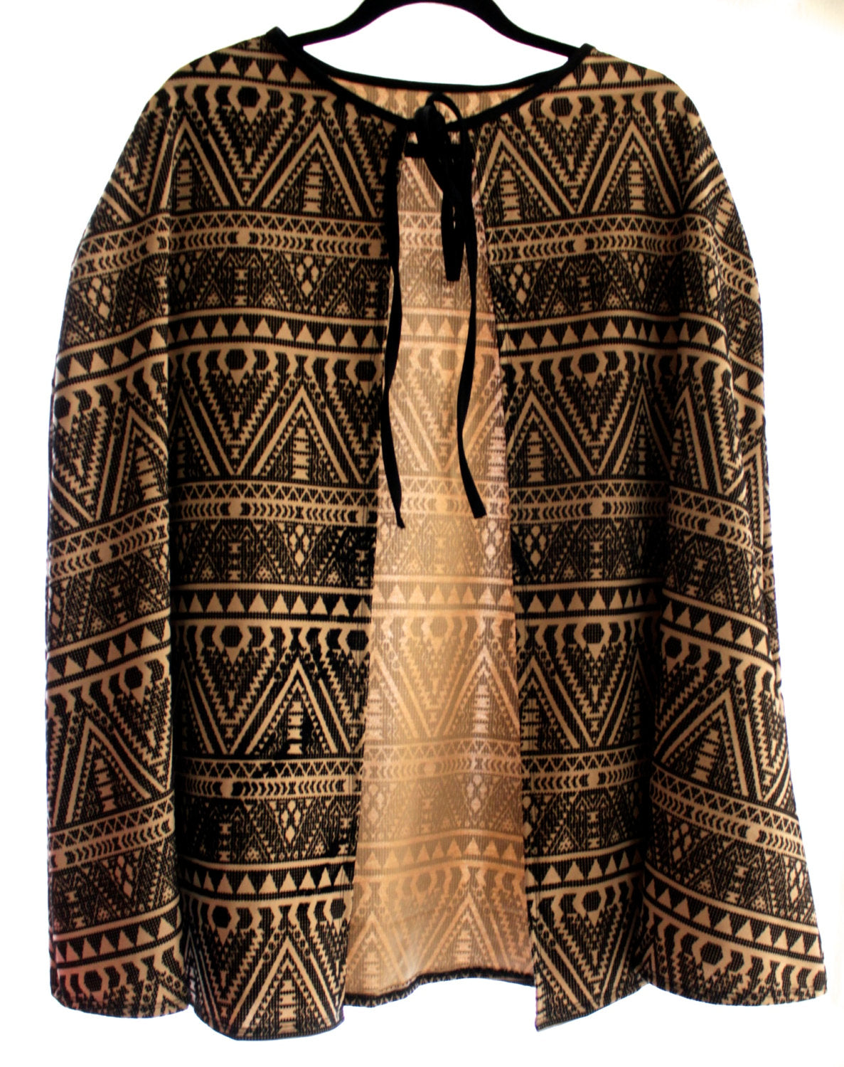 Muheeka TRIBAL PONCHO CAPE, Handmade Tribal Pattern Cape,
